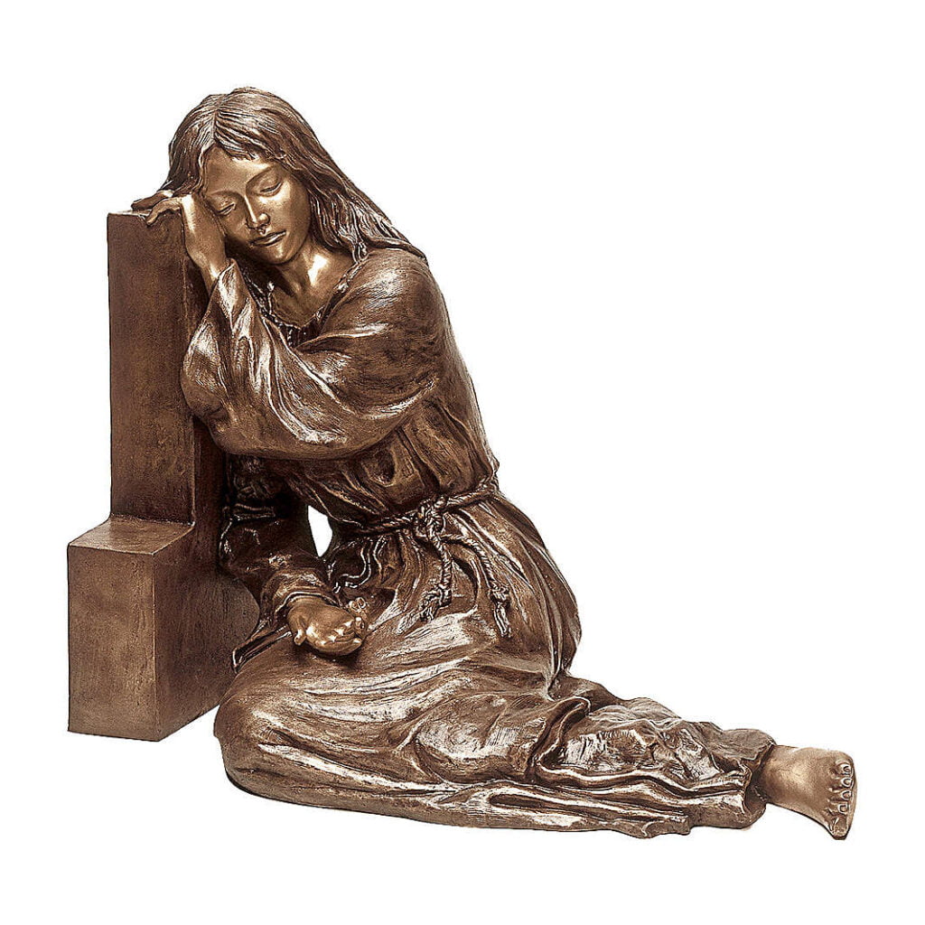 Mary Magdalene Bronze Statue 80 cm for outdoors